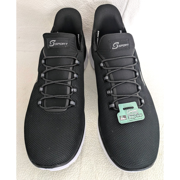 Skechers Women's S Sport Hands Free Step Ins Black 10 Pull On Sneakers40 - Picture 3 of 10